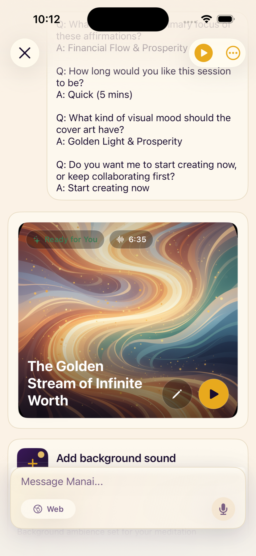 Manai AI guide content card
